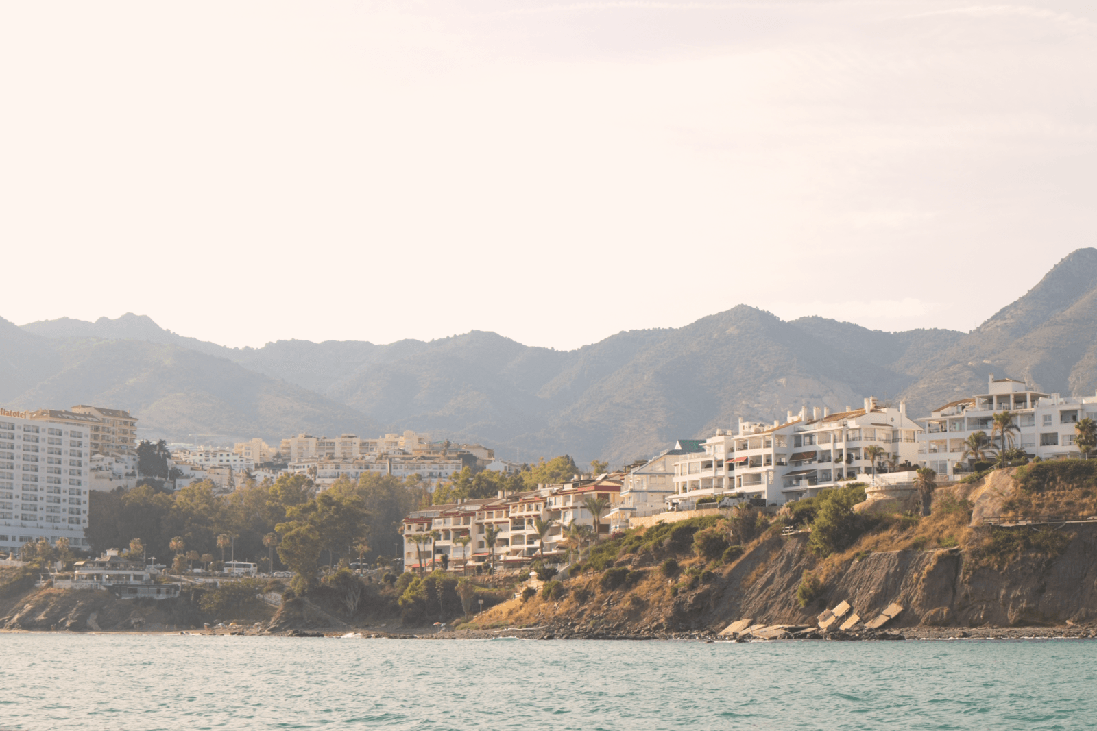 Costa de Málaga vista desde el mar